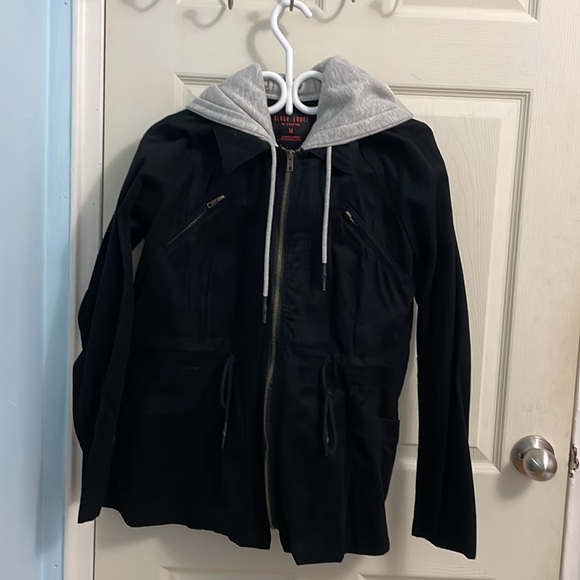 Black Label Hooded Utility Jacket - Picture 3 of 4